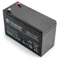 CSB Bb Baterija AGM Akumuliatorius B.B. HR1234W 12V9Ah, skirtas UPS APC, EVER FIDELTRONIC EATON POWERWARE