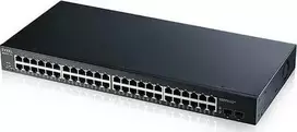 Šakotuvas Zyxel GS1900-48 50 prievadų Gigabit Web Smart jungiklis, 48x gigabit RJ45, 2x SFP v2
