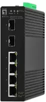 Šakotuvas Carruzzo LevelOne IGS-2106 tinklo komutatorius Valdomas L2 Gigabit Ethernet (10/100/1000) Juoda