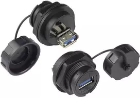 GoodConnections Adapteris AV Alcasa Alcasa IC04-U304 USB A kištukas Juodas