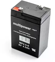Multipower MP4.5-6 6V 4,5 Ah AGM Akumuliatorius, nereikalaujantis priežiūros