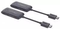 PREMIUMCORD HDMI belaidis plėtiklis, mini, FULL HD 1080p 20 m atstumu, pilka