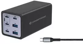 Carruzzo Conceptronic OZUL06BE mobiliojo įrenginio kroviklis Universalus Juoda AC Spartusis įkrovimas Vidaus