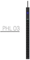 Power Walker MAITINIMO JUOSTELĖ PDU 19 colių POWERWALKER 10A 16X IEC C13 3M IEC C14 METER VERTIKALI JUODA