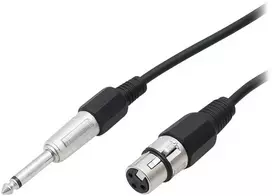 Blow Jungtis PLUG 6.3MN-XLR mikrofonas PLUG 1.5m