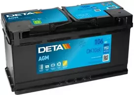 DETA DK1060 106Ah 950A (EN) AGM akumuliatorius