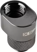 XSPC G1/4 rotacinis 7 mm ofsetinis antgalis – juodas chromas