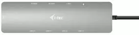 I-TEC USB-C metalinis nano dokas 2 x HDMI 1 x GLAN 2 x USB 3.2 2 x USB 2.0 1 x USB-C 3.2 Gen.1 duomenys 1 x USB-C 100 W PD + 100 W įkroviklis