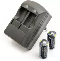 Akumuliatorius Powersmart Įkraunamas CR123A, DL123A 2vnt. + įkroviklis