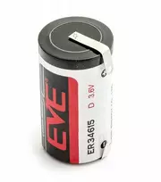 Akumuliatorius EVE ER34615CNR 3,6 V 19000 mAh ličio baterija - LiSOCL2, D, LS33600CNR, SL-780, TL-2300, TL-4930, XL-200F