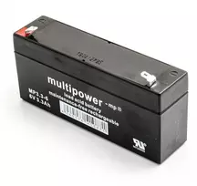 Multipower MP3.3-6 6V 3,3Ah AGM Akumuliatorius, nereikalaujantis priežiūros