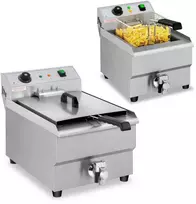 Royal Catering Gruzdintuvė reguliuojamas maitinimas elektrinė elektrinė su čiaupas 230 V 3500W 16 L