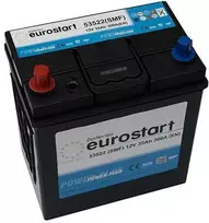 EUROSTART POWER PLUS (SMF) 53522 35Ah akumuliatorius