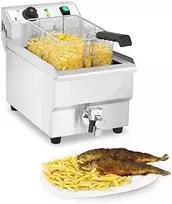 Royal Catering Profesionali maitinimo gruzdintuvė su čiaupu 230V 10L