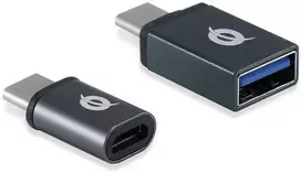 Adapteris USB Conceptronic USB-A - USB-C Juodas (Donn Usb-C Otg Adapteris)