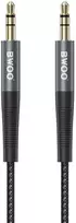 BWOO nailono pintas + aliuminio lydinio korpuso papildomas kabelis BO-AUX064 3,5 mm į 3,5 mm