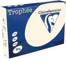 Clairefontaine Trophee Popierius kopijavimo A4 80g kreminis 500 lapų