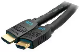 C2G 14 cbd 6.1m „Performance“ serijos itin lankstus aktyvus didelės spartos HDMI® kabelis – 4K 60Hz, montuojamas į sieną, CMG 4 reitingas, 6.1 m, HDMI A tipo (standartinis), HDMI A tipo (standartinis), 3D, 18Gbit/s, juodas