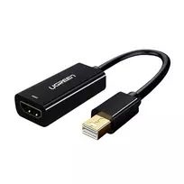 Ugreen MD112 10461 mini DisplayPort (male) / HDMI (female) FHD 1080p adapter - juodos spalvos