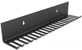 Delock kabelio laikiklis 318 x 65 mm, skirtas tvirtinti prie sienos juodas