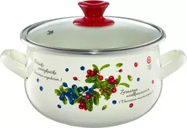 Emaliuotas puodas Blueberry 2,2 l EMALIA OLKUSZ