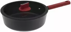 5five Simply Smart SILITOP aliuminio puodas su dangčiu, 28 cm