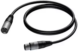 Procab Kabelis xlr vyriškas - xlr moteriškas 5 m - cab901/5