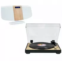 Stereo grotuvas / skaitmeninis mini bokštas su patefonu THOMSON TT300 ir MIC401