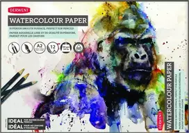 Derwent D: Aquarell popieriaus A2 akvarelės bloknotas