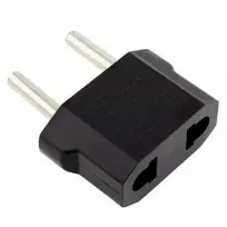 Canyon Riff Travel Power Socket adapteris JAV / CN 2 kontaktų - Euro 2pin Juodas