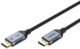 DisplayPort Kabelis - UNITEK C1626GY01-1M 1m HDR Auksu Padengtas Juodas