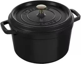 Zwilling STAUB Apvalus aukštas ketaus puodas LA COCOTTE 4,8 l, juodas