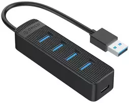 Orico Hub USB-A iki 4xUSB-A 3.0 – juoda
