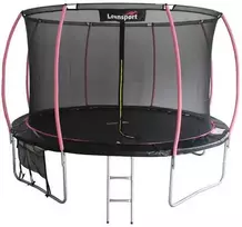 Batutas Lean Sport Max, 366 cm, juodas/rožinis, 12 pėdų