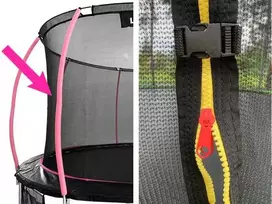 Vidinis tinklas 14 pėdų Lean Sport Max batutui, rožinis