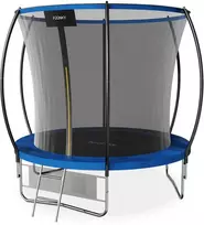 Batutas su tinklu ir kopėčiomis Fuunky PREMIUM 8FT, 244 cm, mėlynas