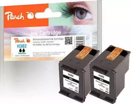 Tusz Peach Patrone Peach HP NR.302 0B319611 juodas Twinpack Comp. - PI300-653