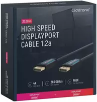 CLICKTRONIC Kabelis DisplayPort DP - DP 1.2 4K 20m