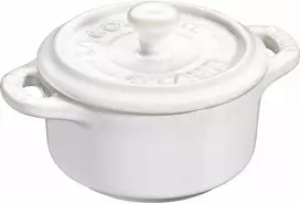 STAUB GIFT GIVING Mini cocotte apvalus 200 ml, dramblio kaulo