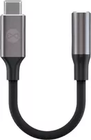 Forever adapter audio AJC-01 jack 3,5 mm - USB-C juodas