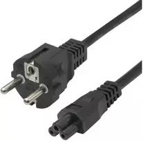 Maitinimo laidas DELTACO CEE 7/7 - C5, 3,0m, juodas / 1902302