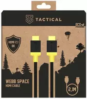 Tactical Webb Space HDMI 2.1 8K 2.1m juoda/geltona