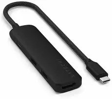 SATECHI 4-in-1 USB-C Slim Multiport Adapteris 4K (Juodas)