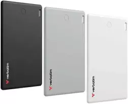 Verbatim My Finder Card Bluetooth juodas sidabrinis ir baltaas – daiktų ieškikliai 3vnt MYFCR-03BSW 32141