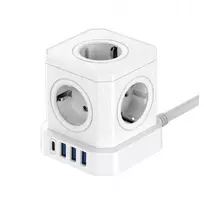 „Newell GaN Power Cube 9in1“ – baltas