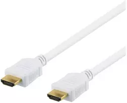 DELTACO didelės spartos HDMI kabelis, 15 m, Ethernet, 4K UHD, baltas