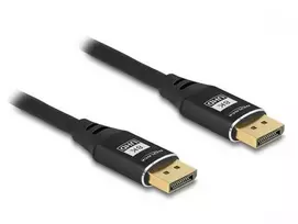 DELOCK DisplayPort Kabelis 8K 60Hz 3m juodas Metall