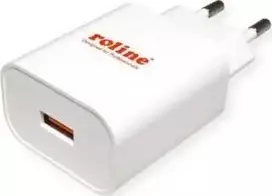 Įkroviklis Roline Įkroviklis USB su wtyczką typu euro, 1 port, QC3.0, 18W