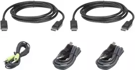 Kabelis Aten USB DisplayPort Dual Ekranas KVM 3 m (2L-7D03UDPX5)