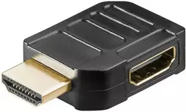 Goobay Adapterio lizdas - kištukas HDMI 2.1 8K HORIZONTAL 90 laipsnių.